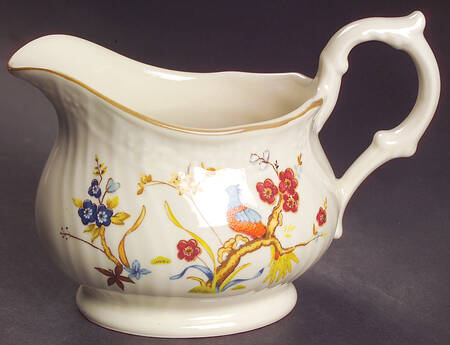Shangri-La (D1001, Fine Ivory) Creamer by Mikasa