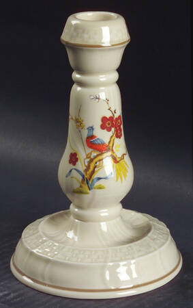 Shangri-La (D1001, Fine Ivory) 6" Candlestick