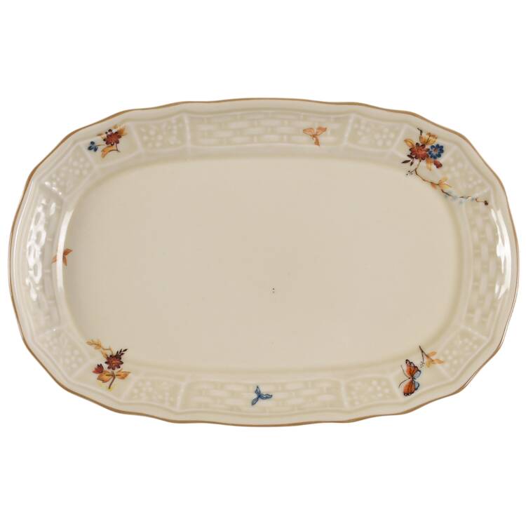 Shangri-La (D1001, Fine Ivory) 1/4 Lb Butter No Lid by Mikasa