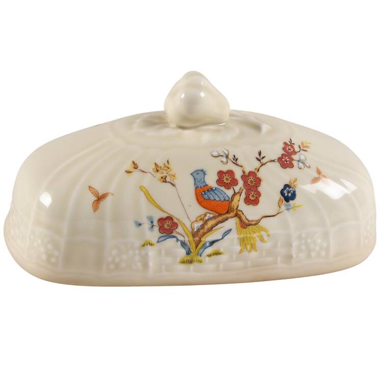 Shangri-La (D1001, Fine Ivory) Lid for 1/4 Lb Butter