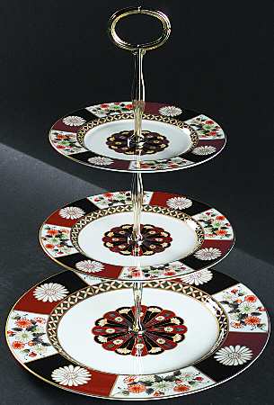 Shogun 13 7/8"-14 1/4" 3-Tiered Serving Tray(DP,SP,BB) HC