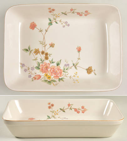 Silk Bouquet 12" Rectangular Baker