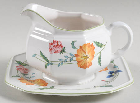 Sidewalk Cafe Gravy Boat & Underplate