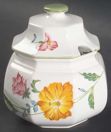 Sidewalk Cafe Sugar Bowl & Lid