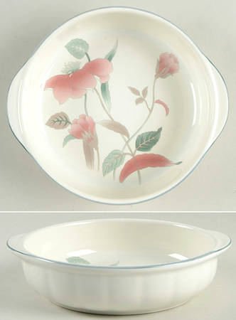 Silk Flowers Individual Casserole No Lid