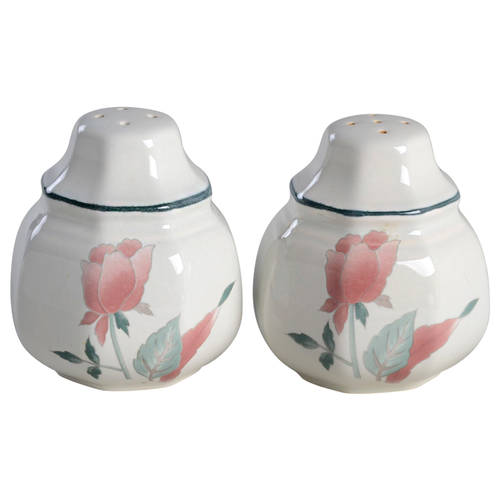 Silk Flowers Salt & Pepper Set