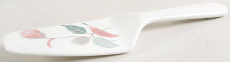 Silk Flowers Solid Ceramic Pie/Cake Server