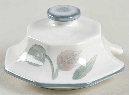 Silk Flowers Lid for Sugar Bowl