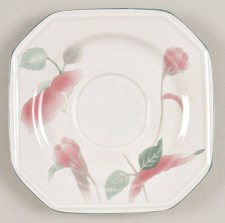 Silk Flowers Saucer