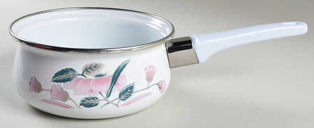 Silk Flowers 1.5 Quart Saucepan W/No Lid
