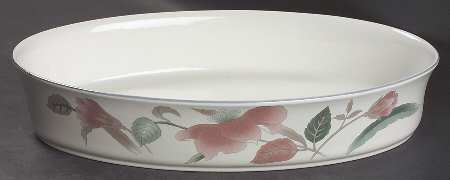 Silk Flowers 12" Oval Baker