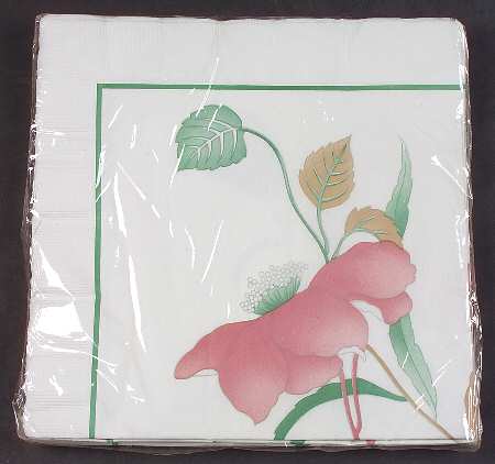 Silk Flowers Unopened Package of Napkins