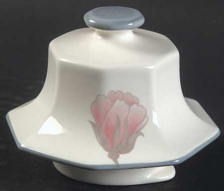Silk Flowers Lid for Teapot