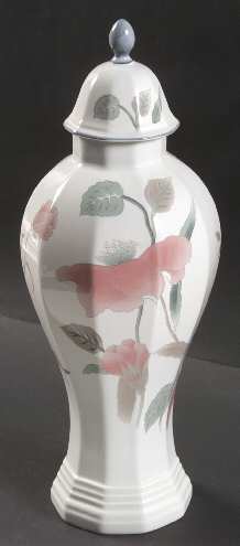 Silk Flowers Medium Covered Vase
