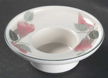 Silk Flowers Single Egg Cup/Votive Candle Holder