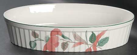 Silk Flowers 12" Oval Baker