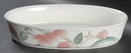 Silk Flowers 10" Oval Baker