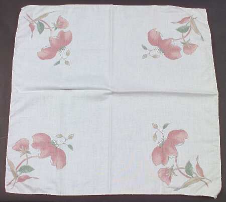 Silk Flowers Cloth Napkin