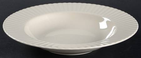 Silver Fern Rim Soup Bowl