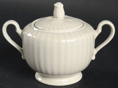 Silver Fern Sugar Bowl & Lid