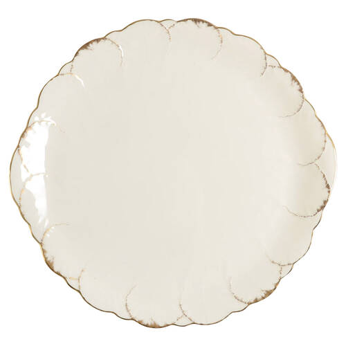 Simply Gold Handled Cake Plate