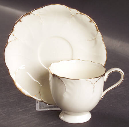 Simply Gold Footed Demitasse Cup & Saucer Set