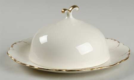 Simply Gold Round Covered Butter
