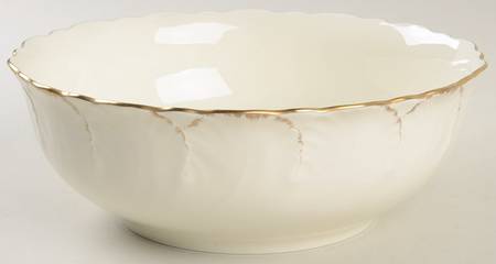 Simply Gold 9" Round Vegetable Bowl