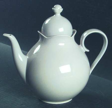 Silver Gray Coffee Pot & Lid