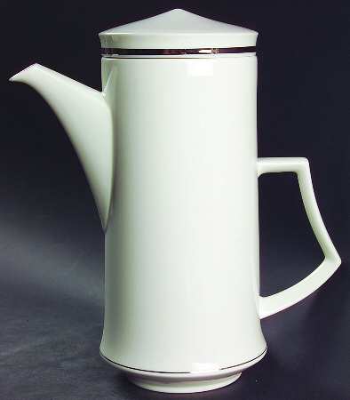 Silver Halo Coffee Pot & Lid