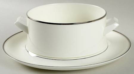 Silver Halo Gravy Boat & Underplate
