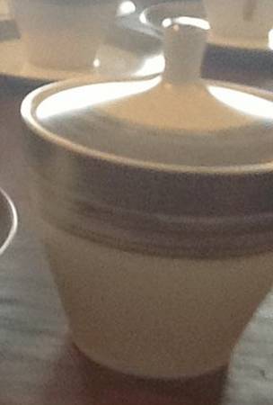 Silver Halo Sugar Bowl & Lid