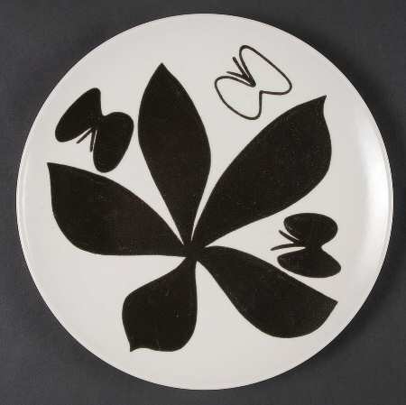 Silhouette Salad Plate
