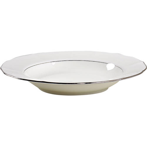 Silver Moon Large Rim Soup Bowl