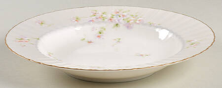 Silver Shadow Large Rim Soup Bowl