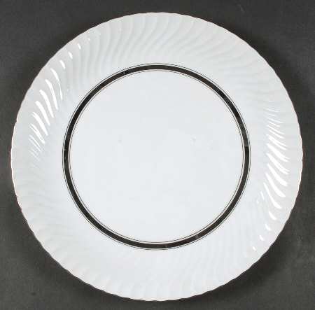 Silver Swirl 12" Chop Plate (Round Platter)