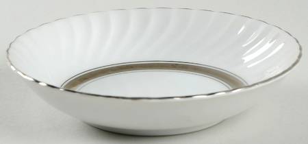 Silver Swirl Fruit/Dessert (Sauce) Bowl