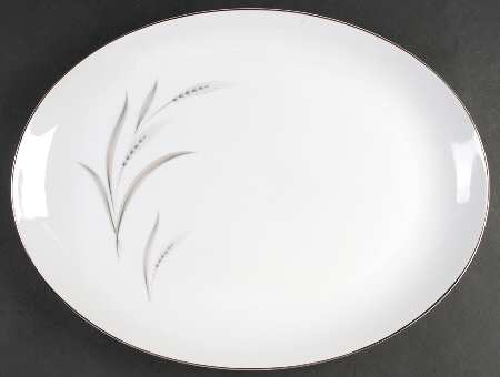 Silver Wheat (5787) 16" Oval Serving Platter