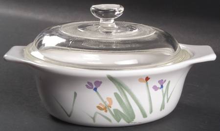 Sketch Book Individual Casserole & Lid