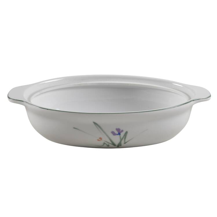 Sketch Book Oval Baker with Lid, No Lid