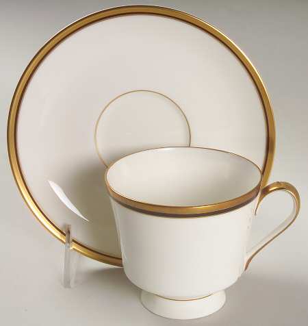 Skidmore Footed Cup & Saucer Set