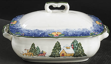 Sleigh Bells Tureen &  Lid