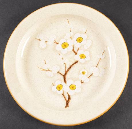 Snow Blossom Salad Plate