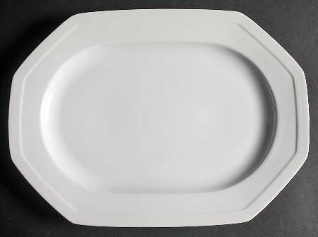 Snow Drop 14" Oval Serving Platter
