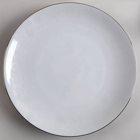 Snow Flower 11" Chop Plate (Round Platter)