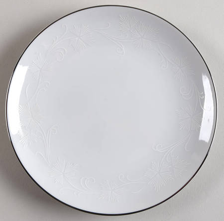 Snow Flower Bread & Butter Plate