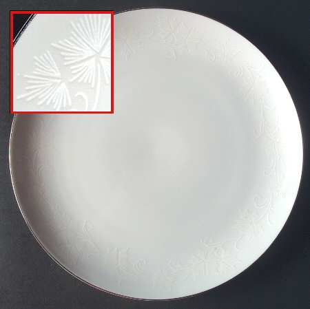 Snow Flower Dinner Plate