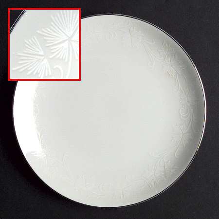 Snow Flower Salad Plate