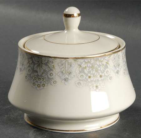 Snow Garden Sugar Bowl & Lid