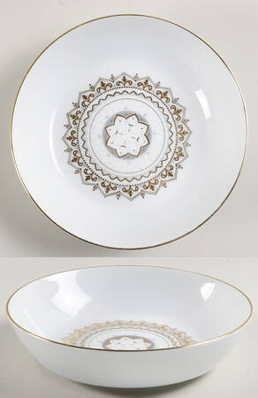 Snowflake Coupe Soup Bowl